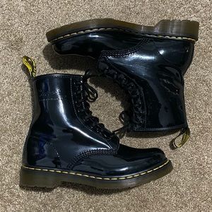 Dr. Marten’s 1460 Patent Leather Lace Up Boots